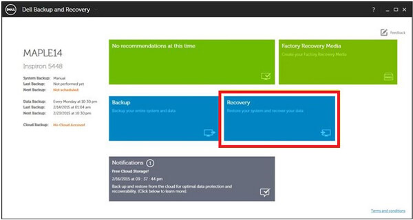 Dell Backup and Recovery