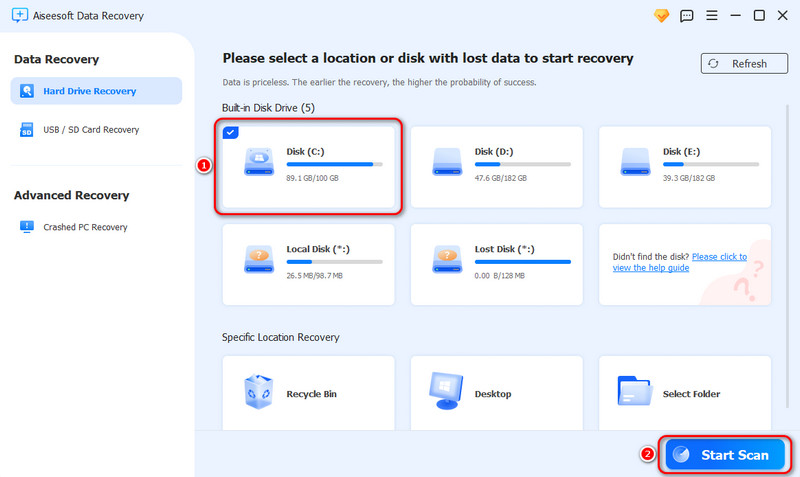 Iniciar digitalização