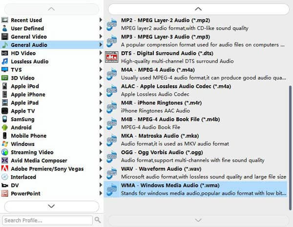 Converter M4A para WMA/MP3