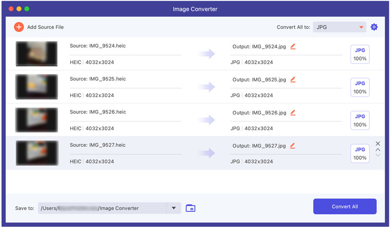 Converta fotos do iPhone Heic para JPG com o Image Converter