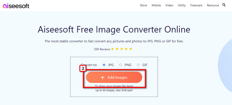 Importar JPG para Converter