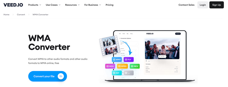 VEED.IO WMA Converter Online