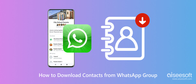 Download Contacts from WhatsApp Group