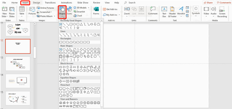 Criar um diagrama de aranha no PowerPoint