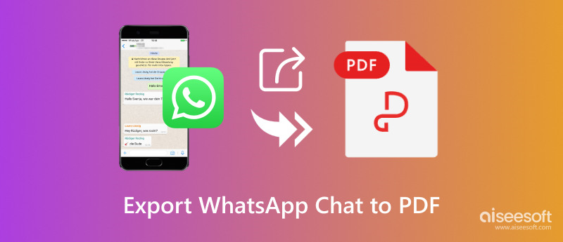 Exportar bate-papo do WhatsApp para PDF