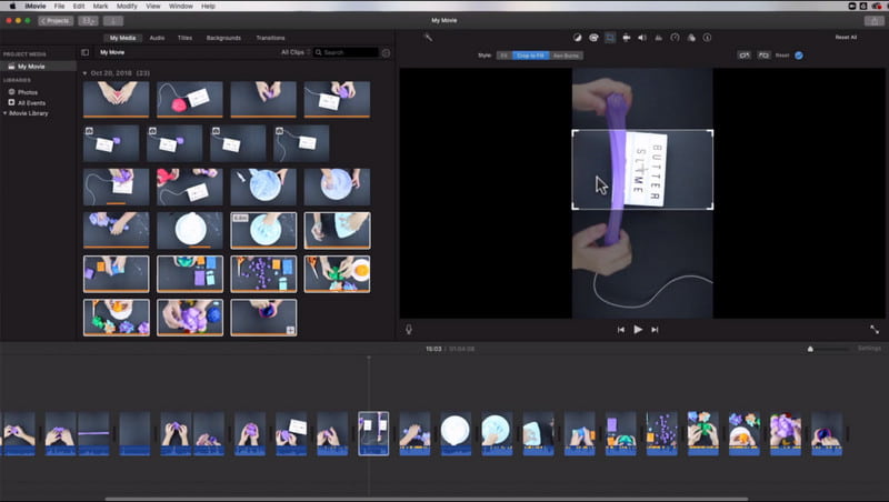 iMovie no Mac