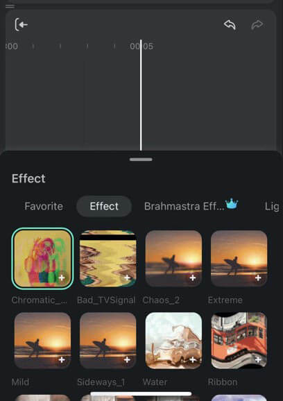 Filmora Adding Effects