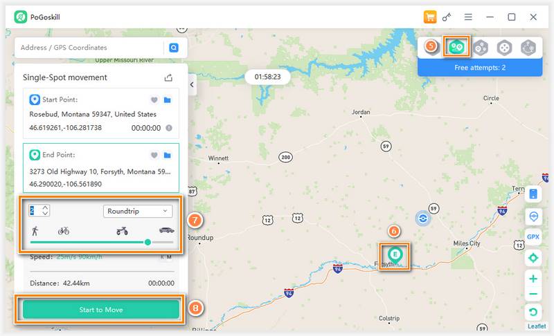 Pogoskill Mode And Point Selection