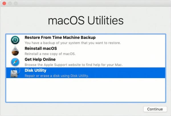 Janela Utilitários Macos