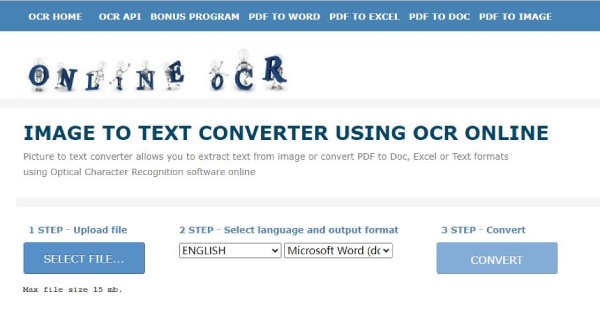 iPhone de digitalização de texto on-lineOCR