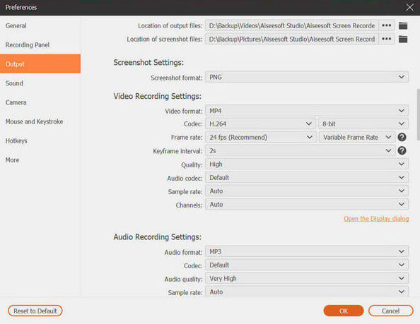 Access The Preferences Menu