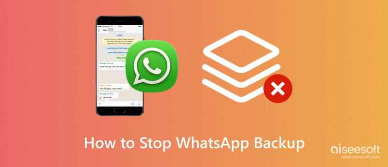 Como parar o backup do WhatsApp