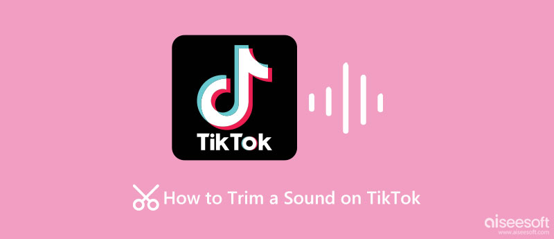 Corte um som no TikTok