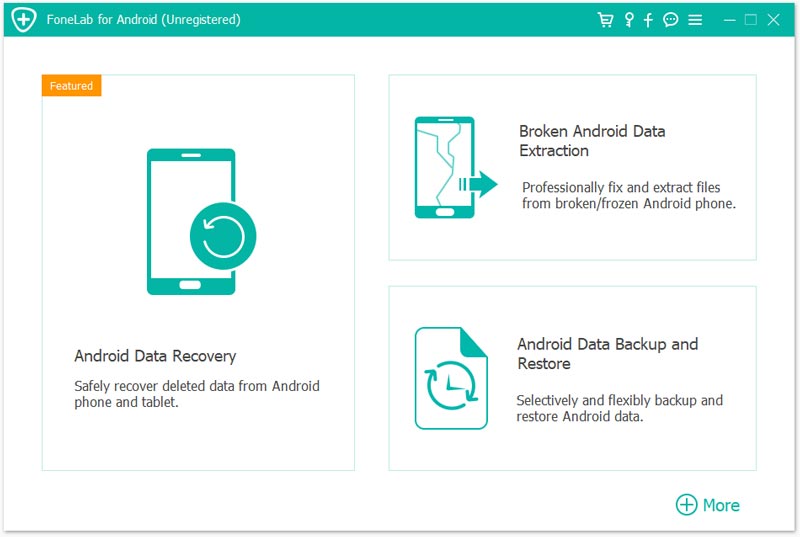 FoneLab for Android Interface