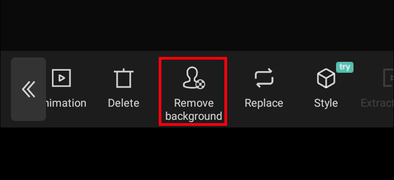 Remover fundo no CapCut