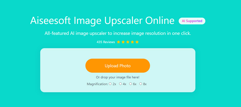 Upscaler de imagem on-line