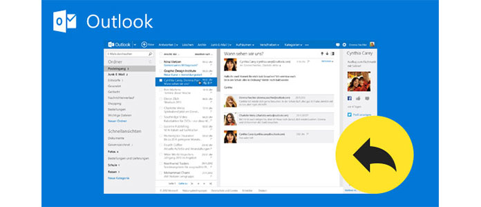 Recuperar um e-mail no Outlook