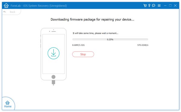 Download do pacote de firmware