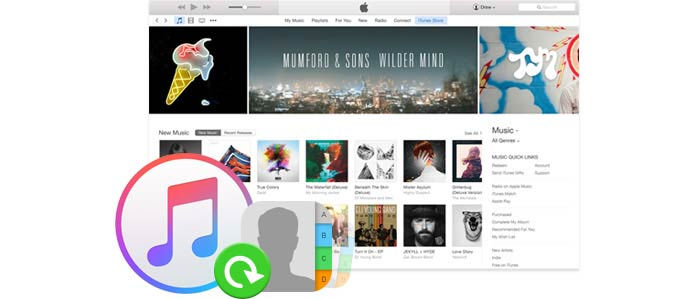 Restaurar contatos do iTunes