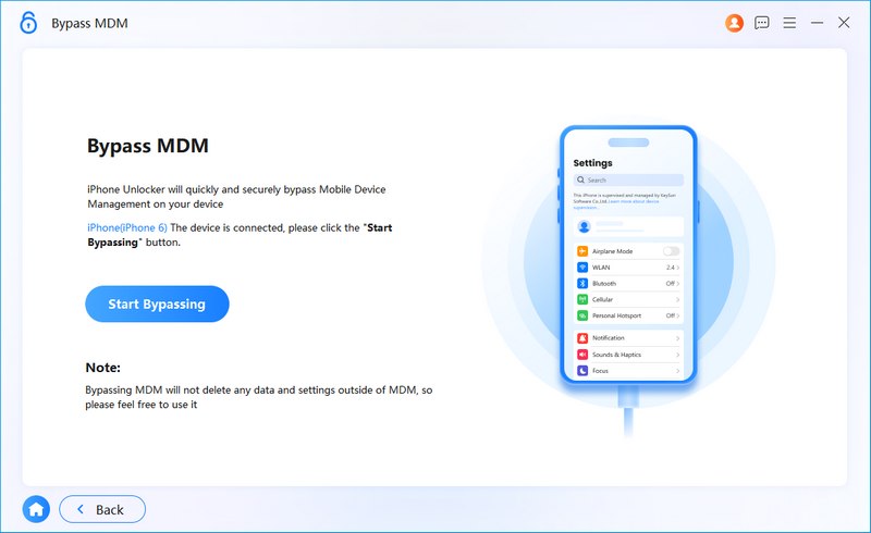 Ignorar telefone indisponível Iniciar
