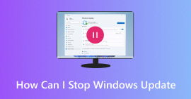 Como posso parar o Windows Update
