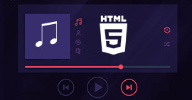 Player de áudio HTML5
