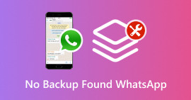 Nenhum backup encontrado Whatsapp