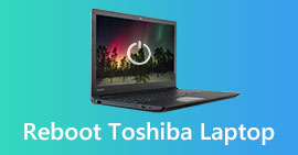 Reinicie o laptop Toshiba para as configurações de fábrica