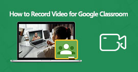 Grave vídeo para o Google Classroom