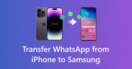 Transferir WhatsApp do iPhone para Samsung