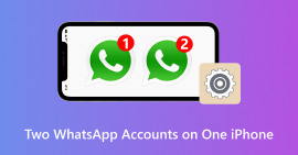 Duas contas WhatsApp em um iPhone