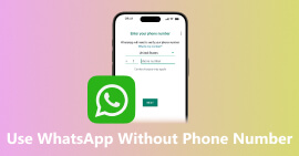 Use o WhatsApp sem número de telefone