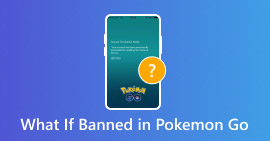 E se for banido no Pokémon GO