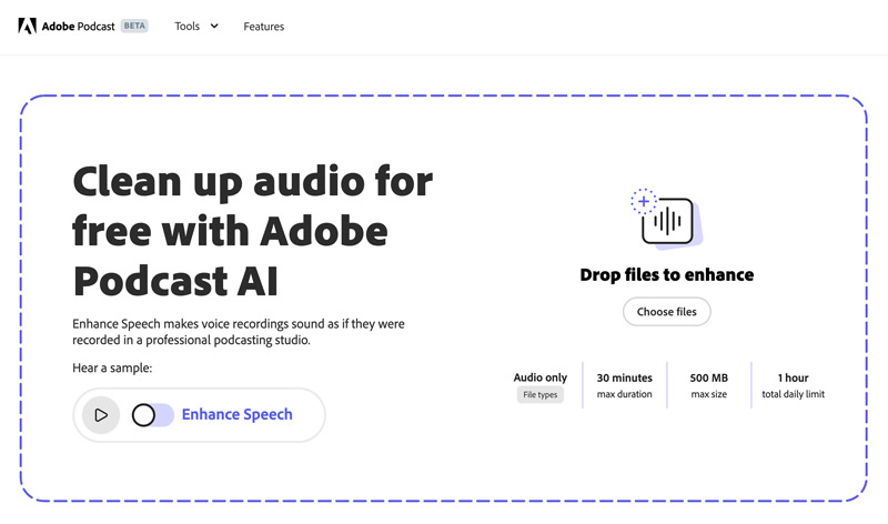 Adobe AI Audio Fixer Enhance Speech