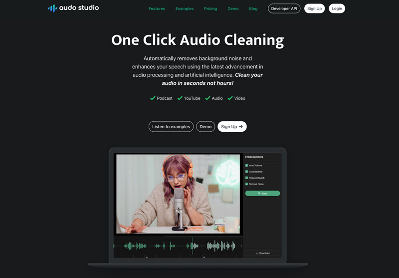 Audio Studio AI Audio Fixer