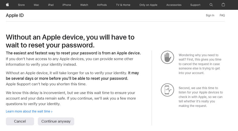 Recuperar ID da Apple sem número de telefone
