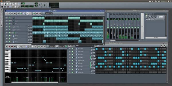 Melhor software de edição de áudio - LMMS