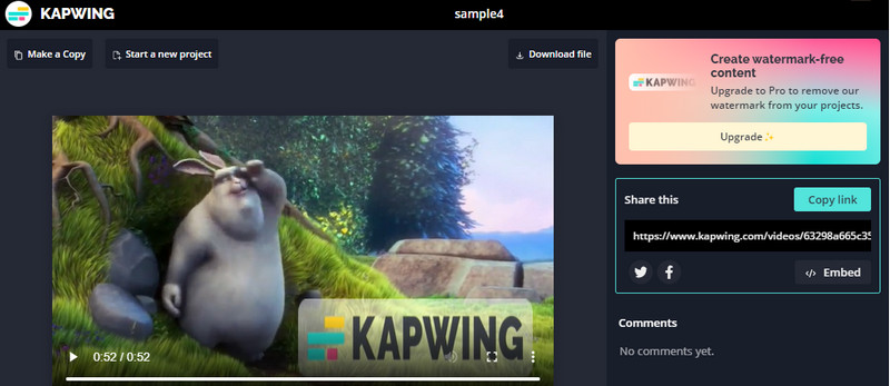 Looper de vídeo Kapwing