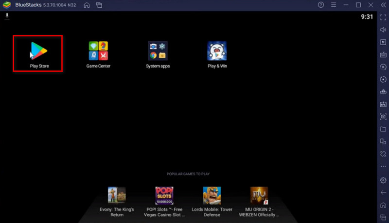 Definir BlueStacks