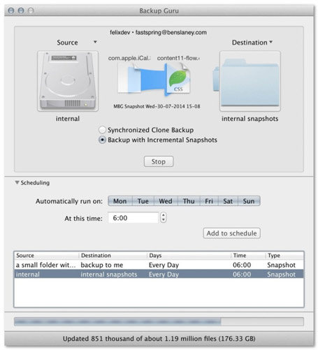 Guru de backup do Mac