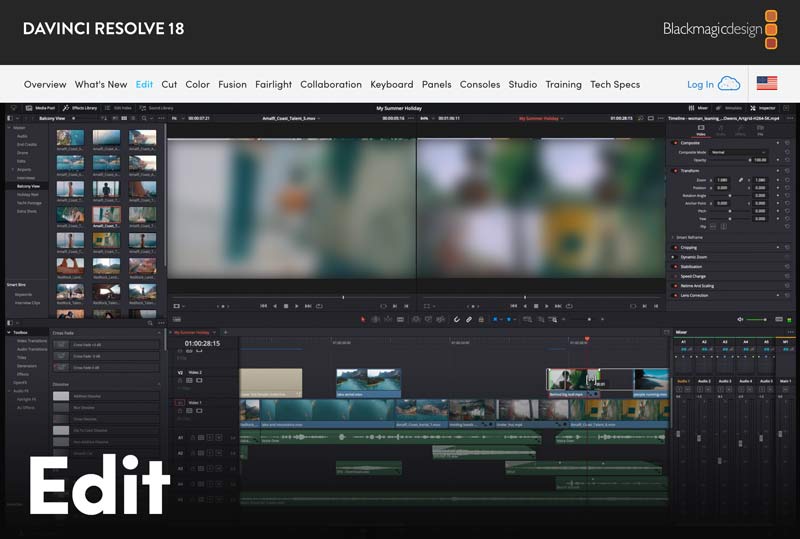 Descrição Alternativa DaVinci Resolve 18