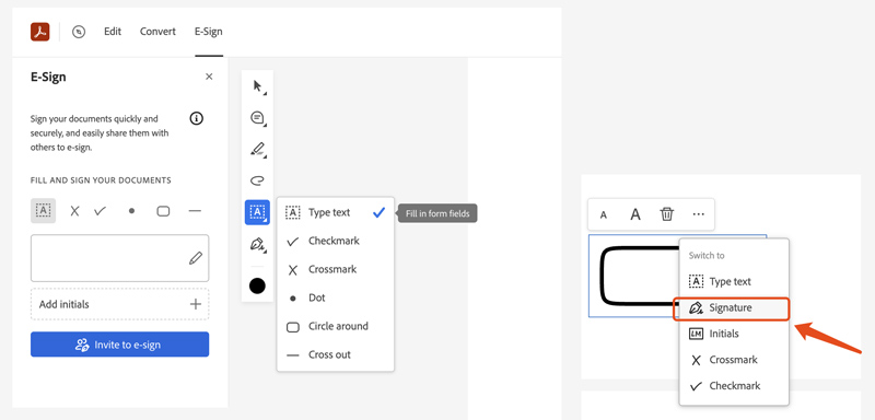 Adobe Acrobat Adicionar Assinatura