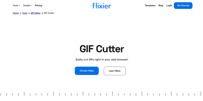 Cortador de GIF Flixier