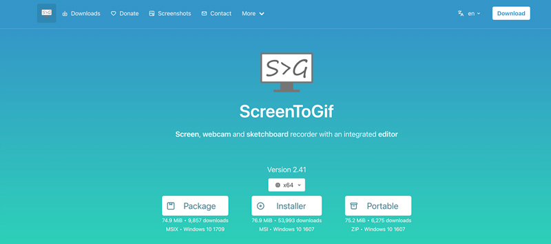 GIF Screen Capture ScreenToGIF