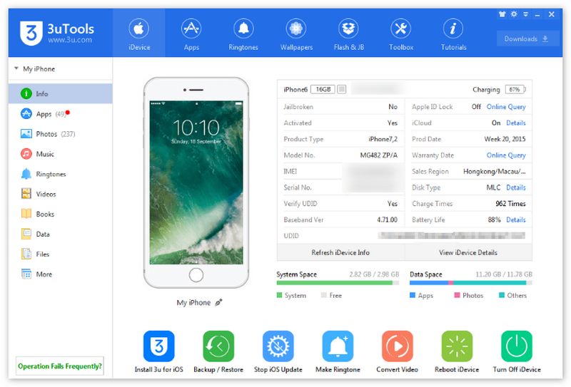 Solução gratuita para ignorar o bloqueio do iPad 3utool