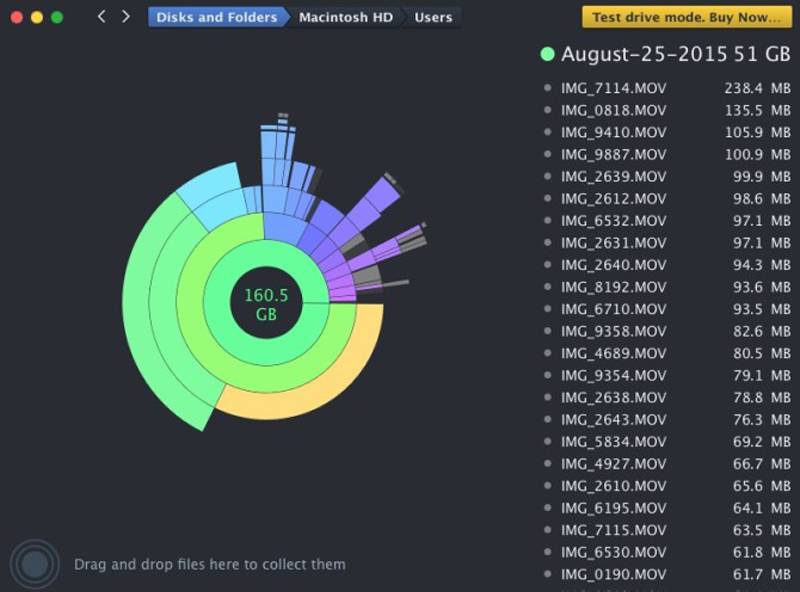 Analisador de disco DaisyDisk Mac