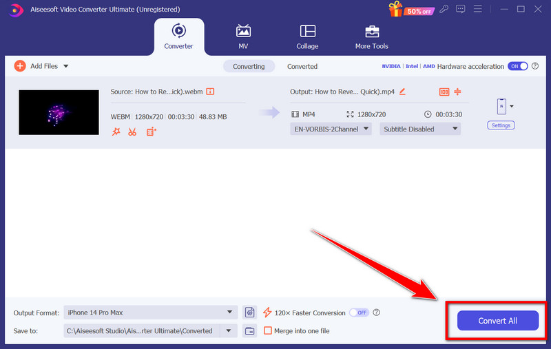 Converter vídeo em resolução de telefone