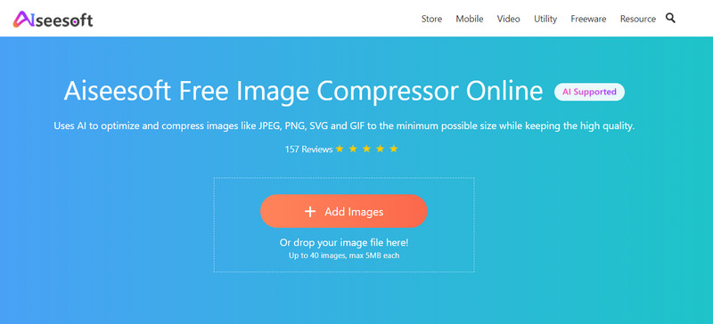 Compressor de imagem Aiseesoft