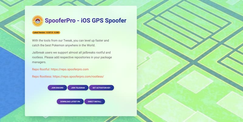 Spooferpro Pokemon Go Spoofer IOS