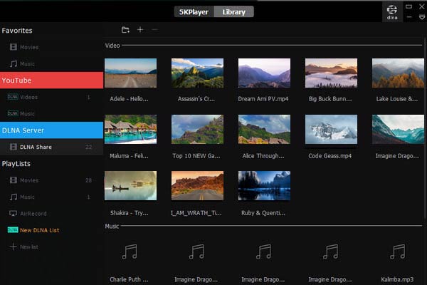 Alternativa do QuickTime Player - 5KPlayer